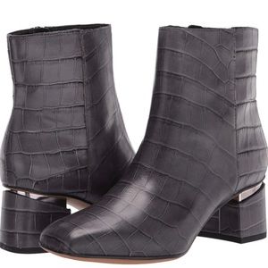 Franco Sarto Marquee Gray Ankle Boots